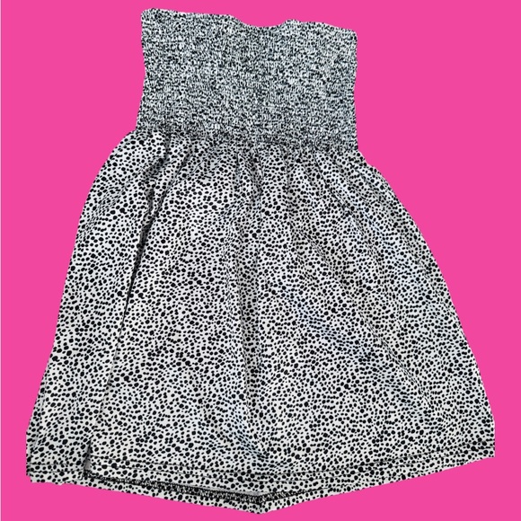 Ladies Black and White Strapless Top - Picture 1 of 1